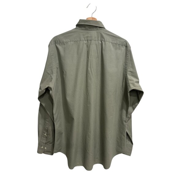 Polo Ralph Lauren Andrew Green Button Down Shirt Mens Large Cotton - Picture 3 of 7